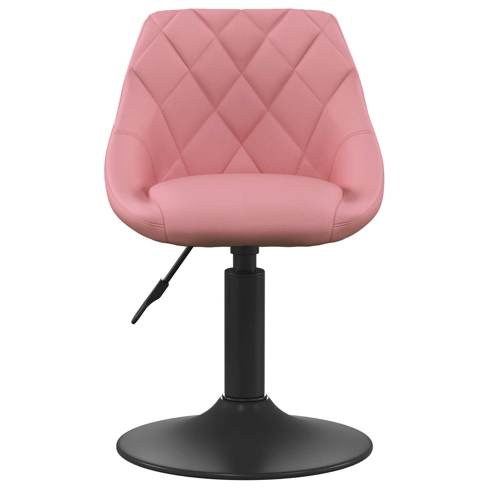 Barhocker Geometrisch Rosa 46 x 44 x (62,5-77,5) cm Kunstleder