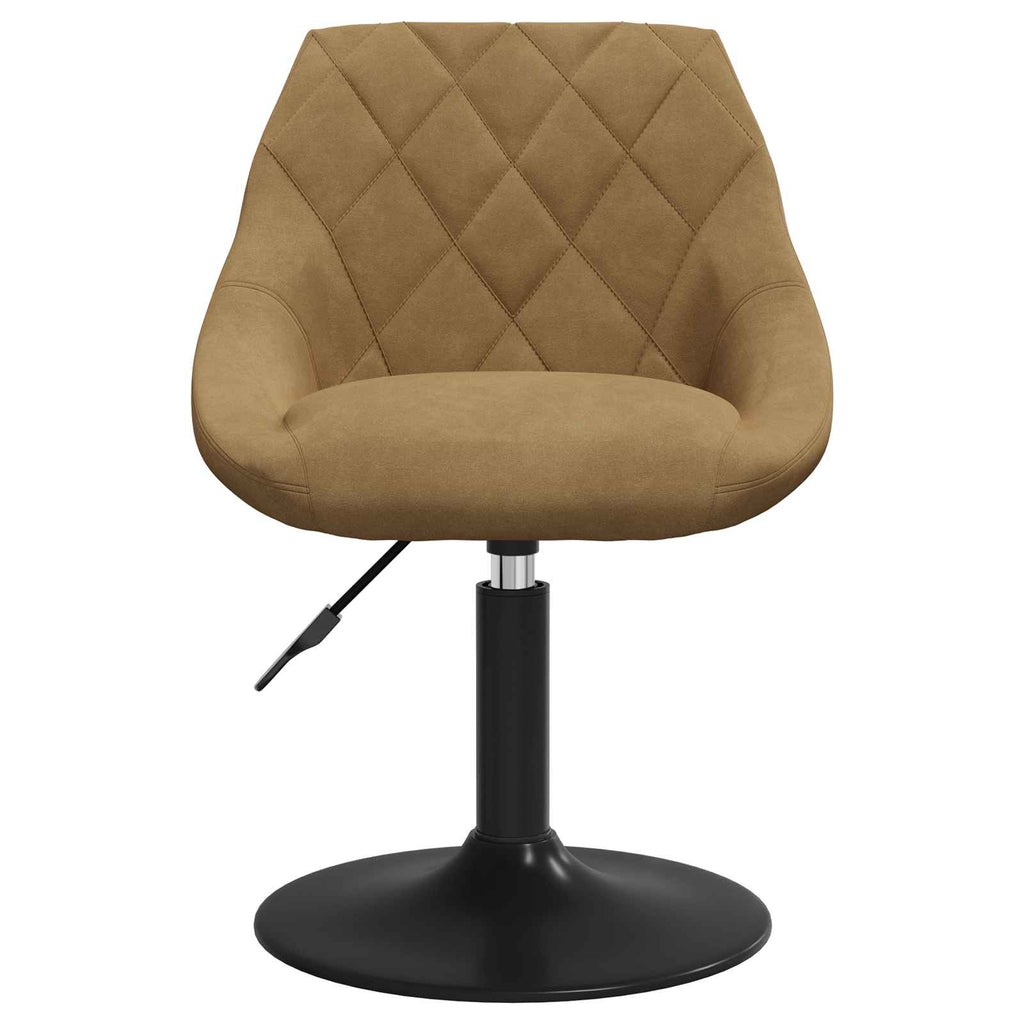 Drehbare Esszimmerstühle 2 pcs Braun 46 x 44 x 77,5 cm