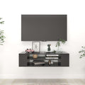 TV-Hängeschrank Grau 100x30x26,5 cm Holzwerkstoff
