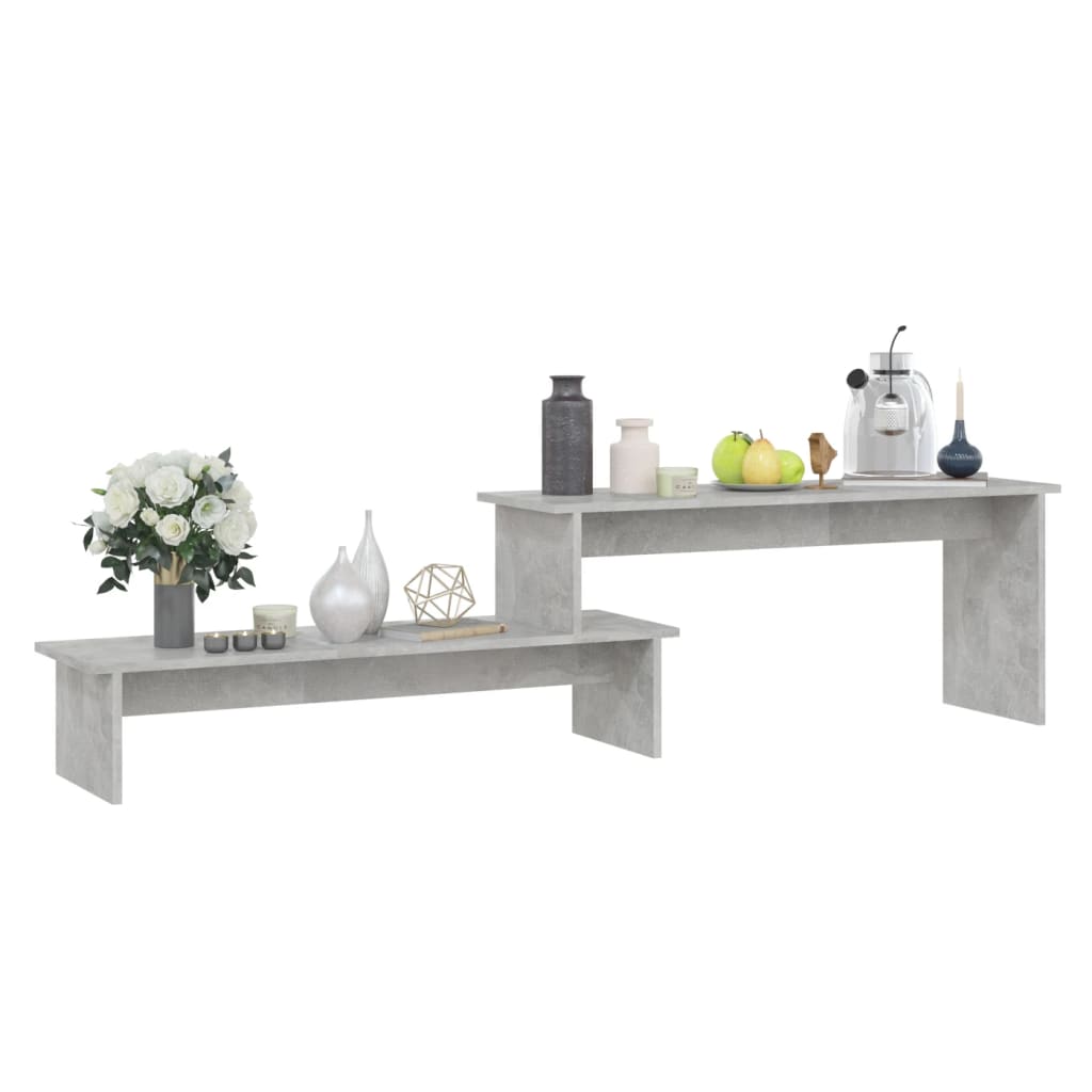 TV-Schrank Betongrau 180x30x43 cm Holzwerkstoff