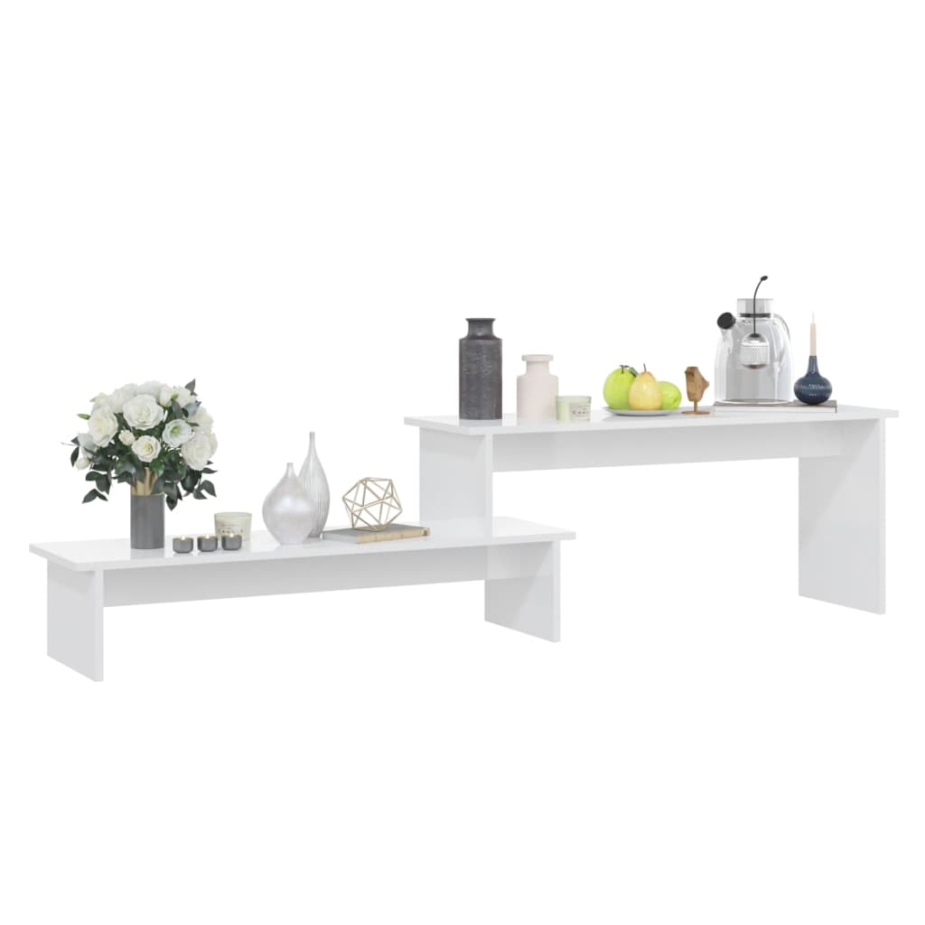 TV-Schrank Hochglanz-Weiß 180x30x43 cm Holzwerkstoff