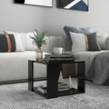 Couchtisch Schwarz 40x40x30 cm Holzwerkstoff