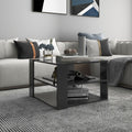 Couchtisch Grau 60x60x40 cm Holzwerkstoff