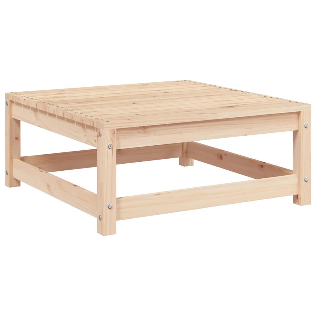 2-tlg. Garten-Lounge-Set mit Kissen Kiefer Massivholz