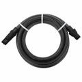 Saugschlauch mit PVC-Anschlüssen Schwarz 1" 7 m PVC