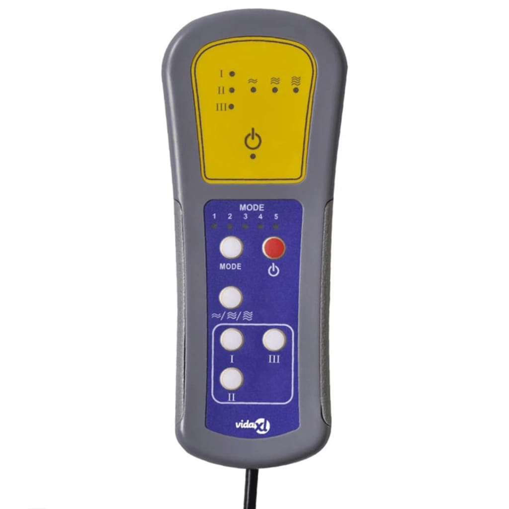 Massagesessel Elektrisch Anthrazit Kunstleder