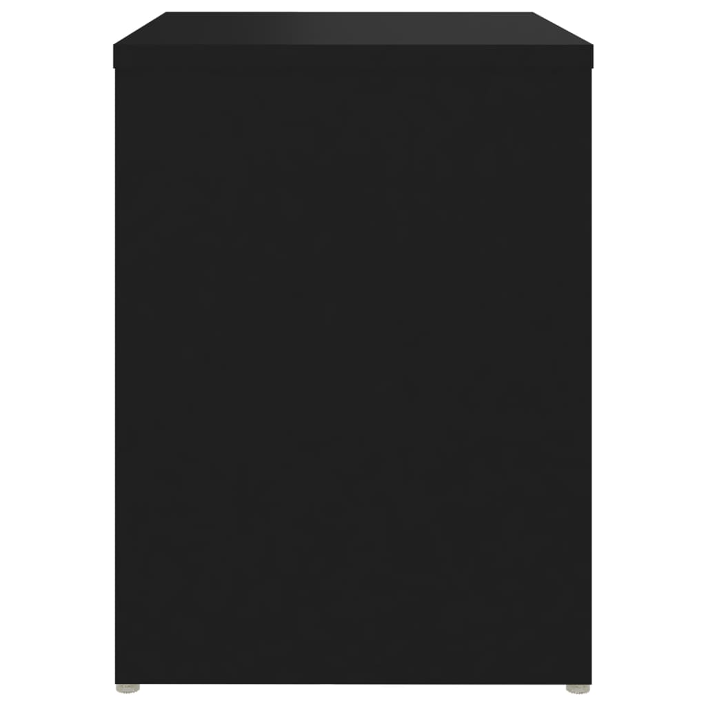 Nachttische 2 Stk. Schwarz 40x30x40 cm Holzwerkstoff