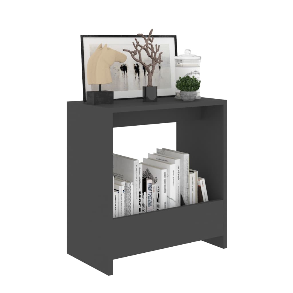 Beistelltisch Grau 50x26x50 cm Holzwerkstoff