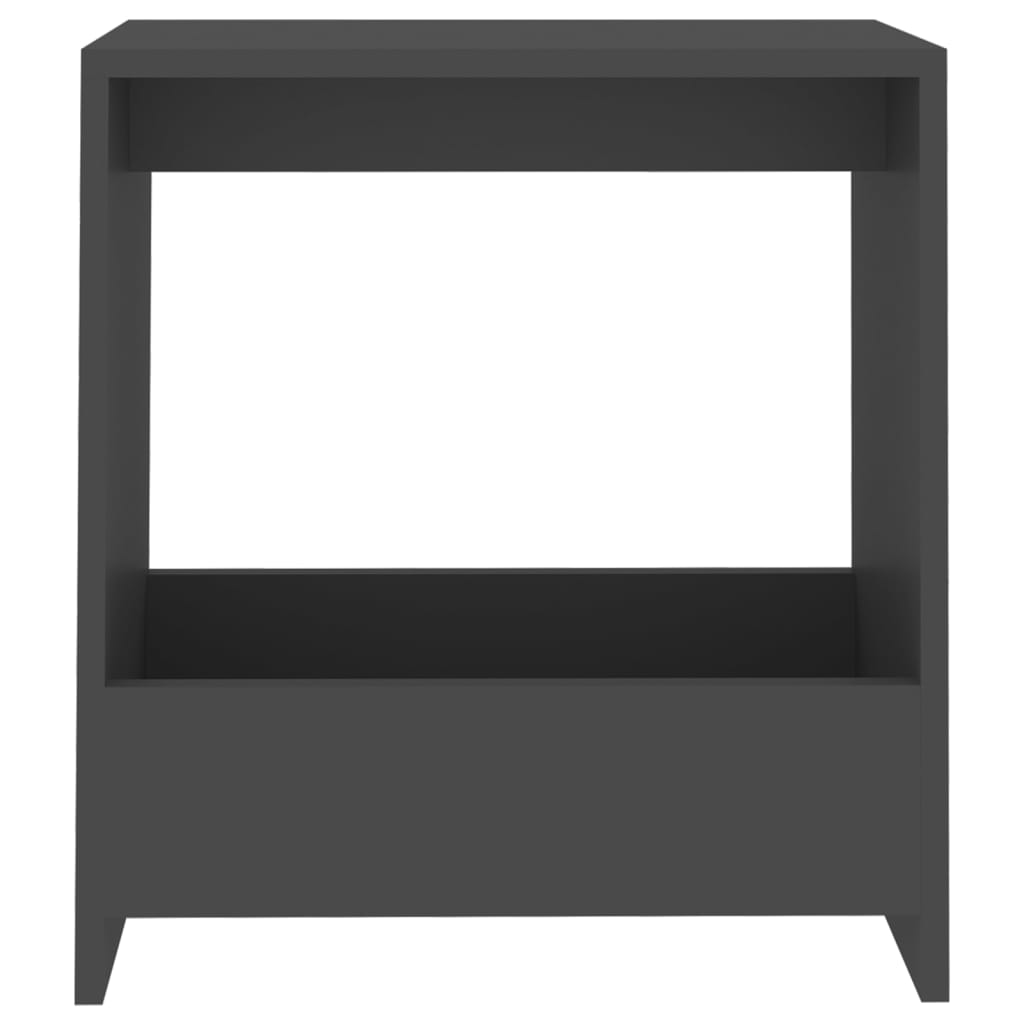 Beistelltisch Grau 50x26x50 cm Holzwerkstoff