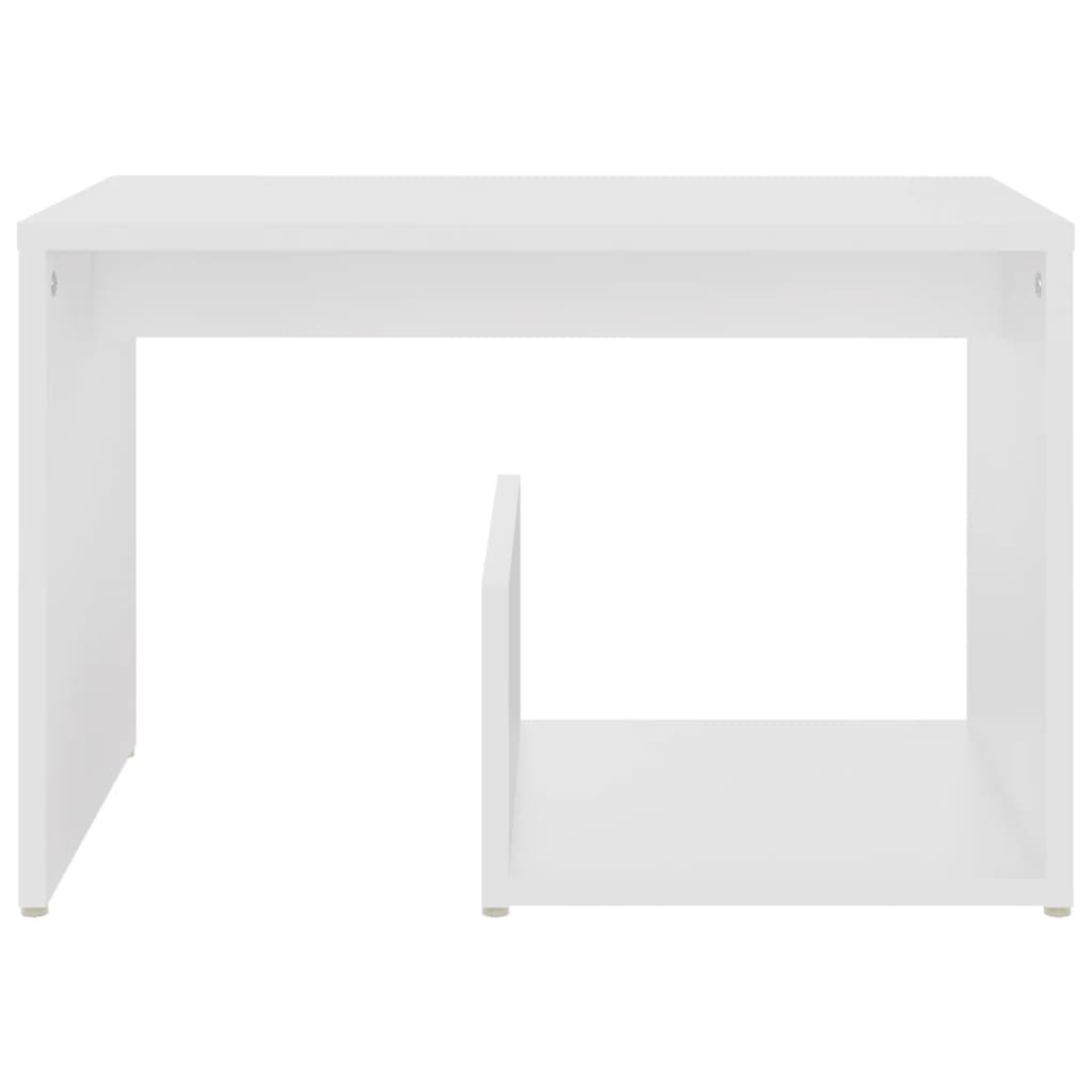 Beistelltisch Weiß 59x36x38 cm Holzwerkstoff