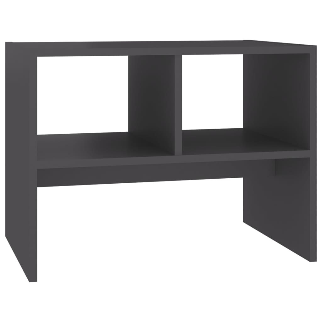 Beistelltisch Grau 60x40x45 cm Holzwerkstoff