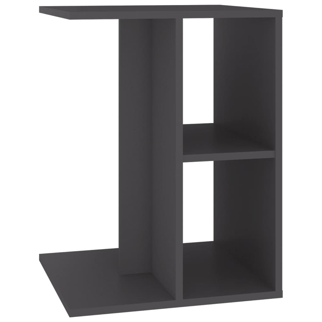 Beistelltisch Grau 60x40x45 cm Holzwerkstoff