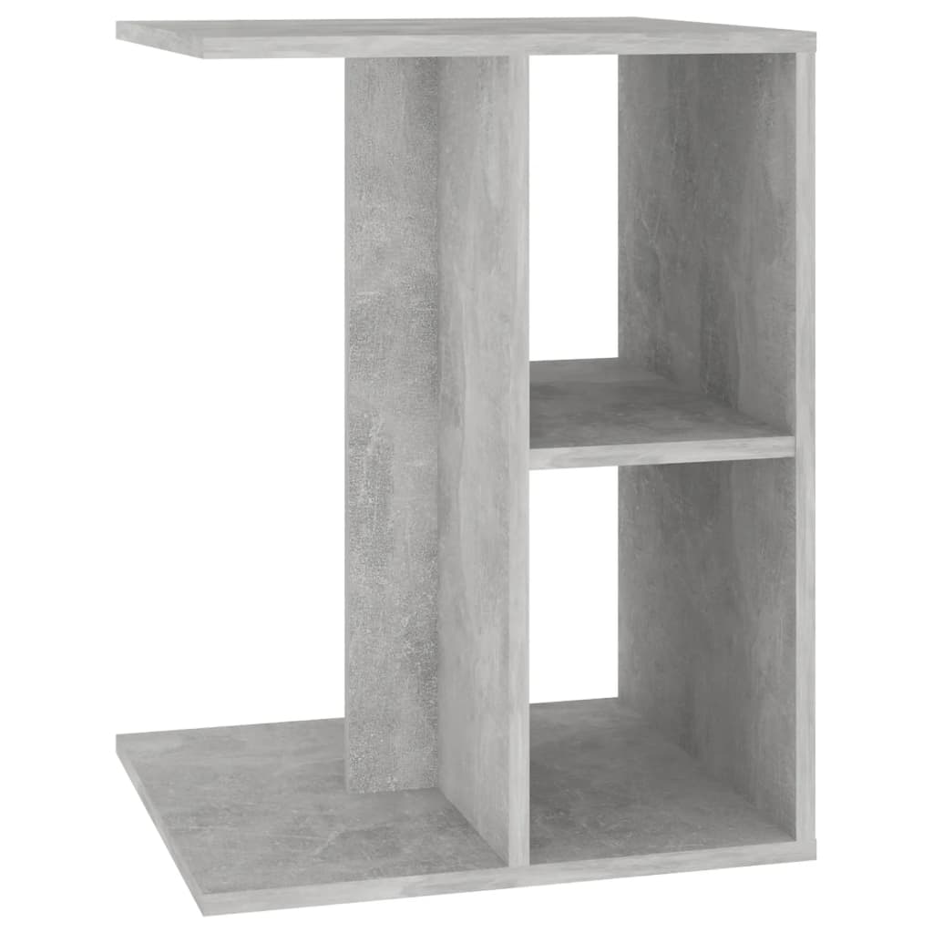 Beistelltisch Betongrau 60x40x45 cm Holzwerkstoff