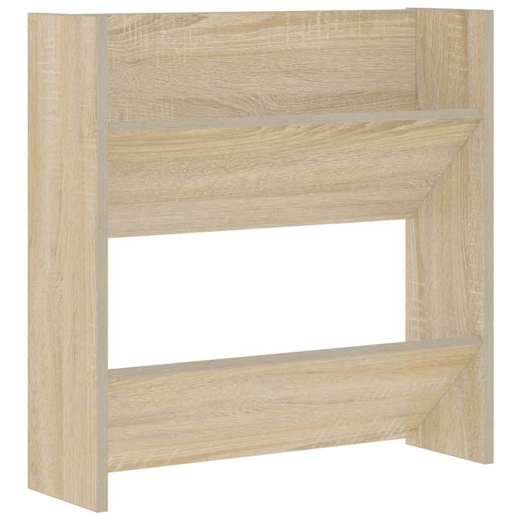 Wand-Schuhschrank Sonoma-Eiche 60x18x60 cm Holzwerkstoff