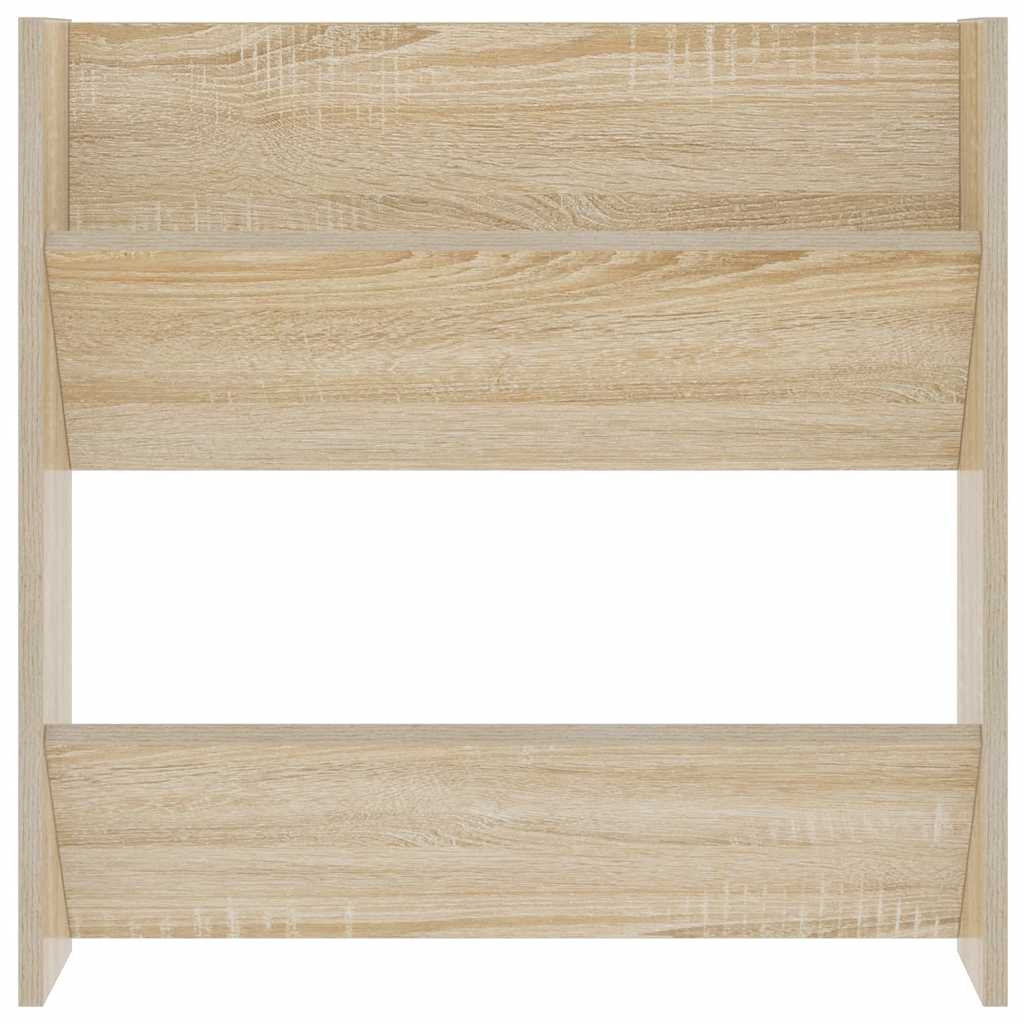 Wand-Schuhschränke 2 Stk. Sonoma-Eiche 60x18x60cm Holzwerkstoff