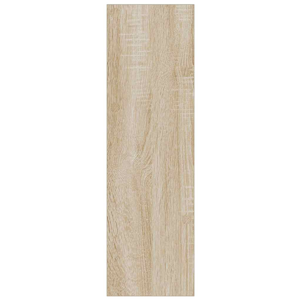 Wand-Schuhschränke 2 Stk. Sonoma-Eiche 60x18x60cm Holzwerkstoff