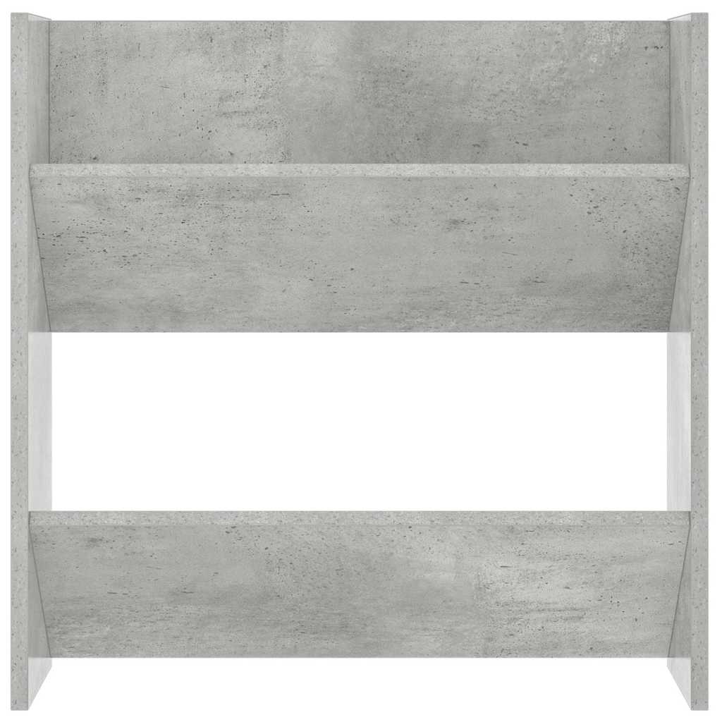 Wand-Schuhschrank Betongrau 60x18x60 cm Holzwerkstoff