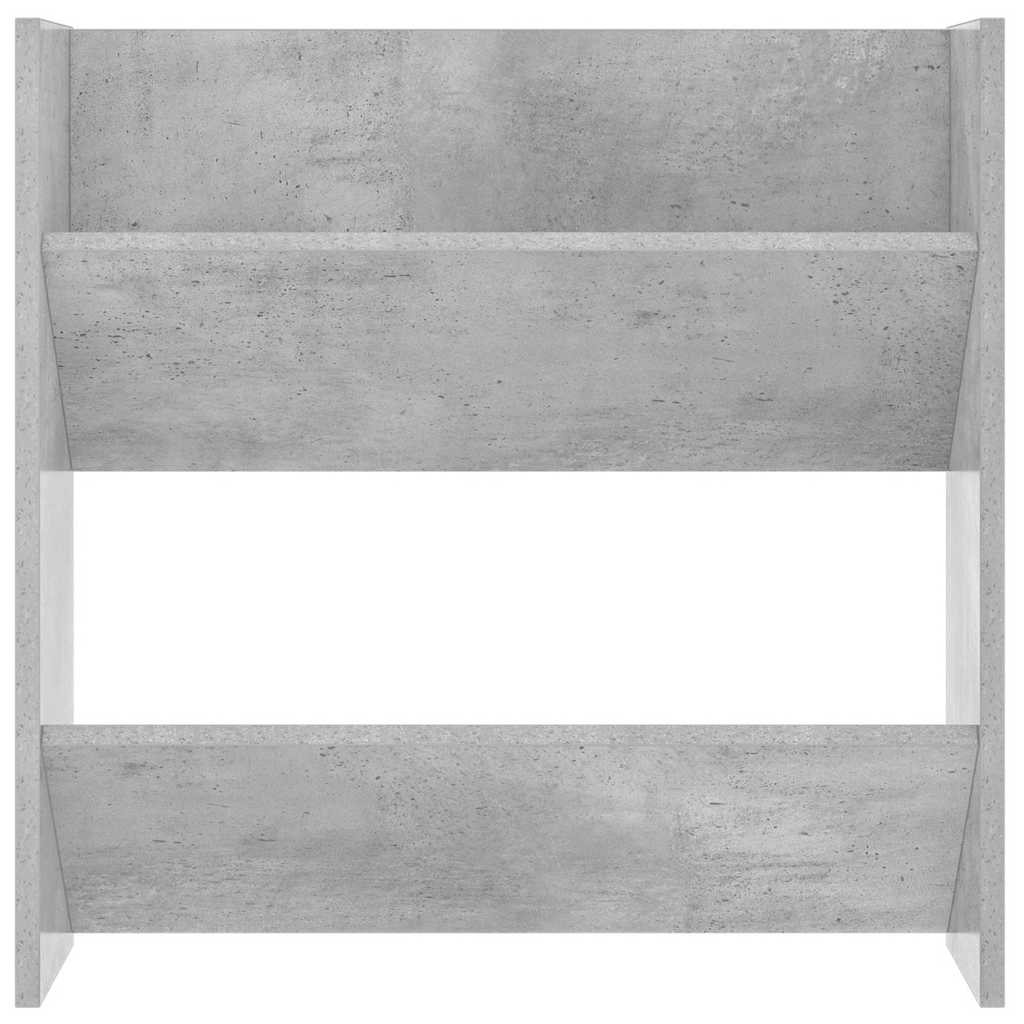 Wand-Schuhschränke 2 Stk. Betongrau 60x18x60 cm Holzwerkstoff