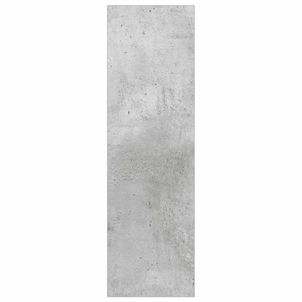 Wand-Schuhschränke 2 Stk. Betongrau 60x18x60 cm Holzwerkstoff