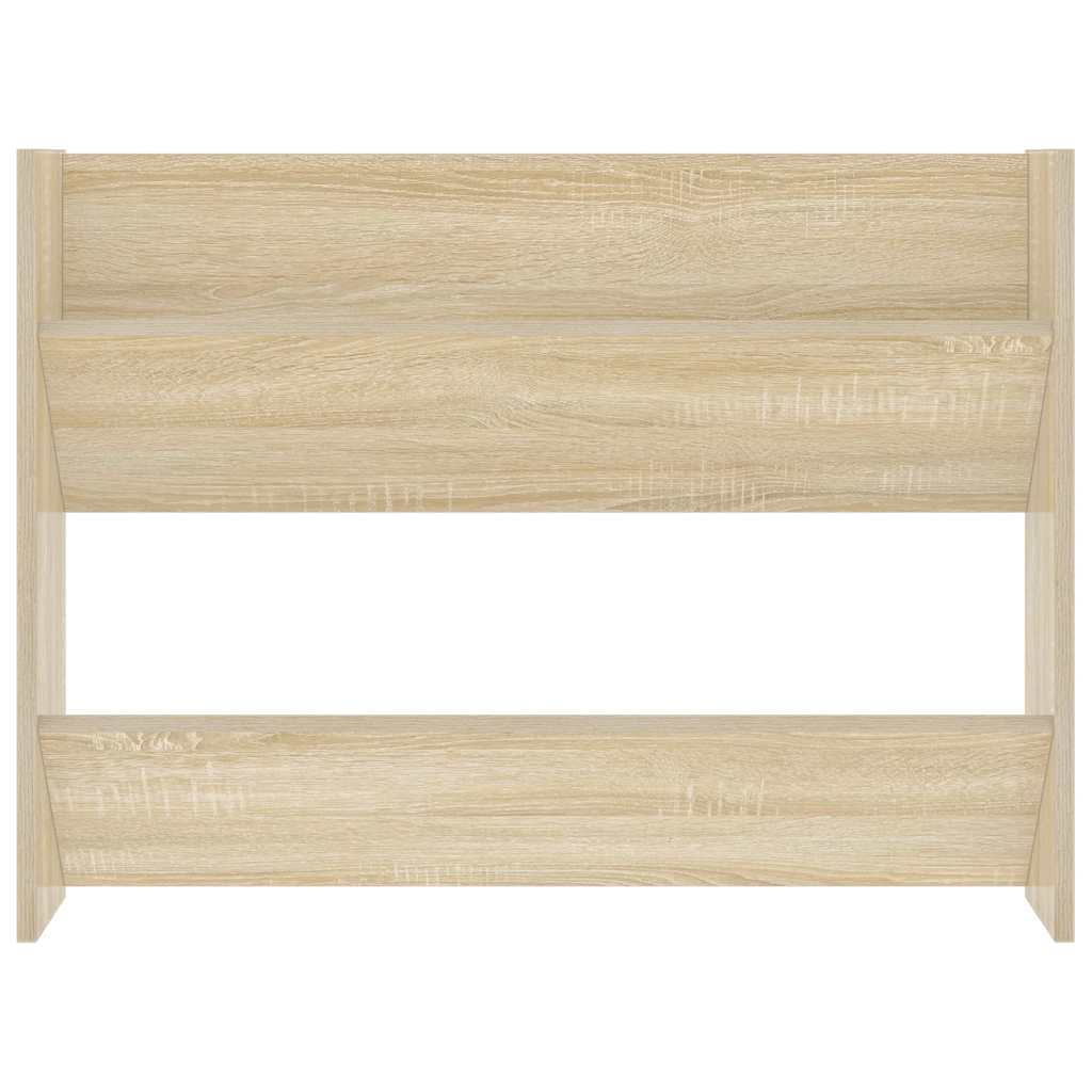 Wand-Schuhschränke 2 Stk. Sonoma-Eiche 80x18x60cm Holzwerkstoff
