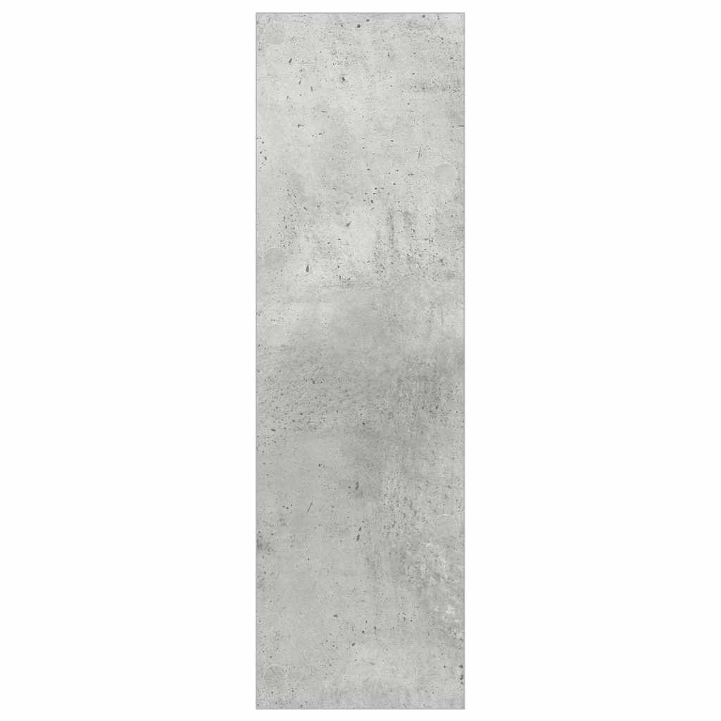 Wand-Schuhschränke 2 Stk. Betongrau 80x18x60 cm Holzwerkstoff
