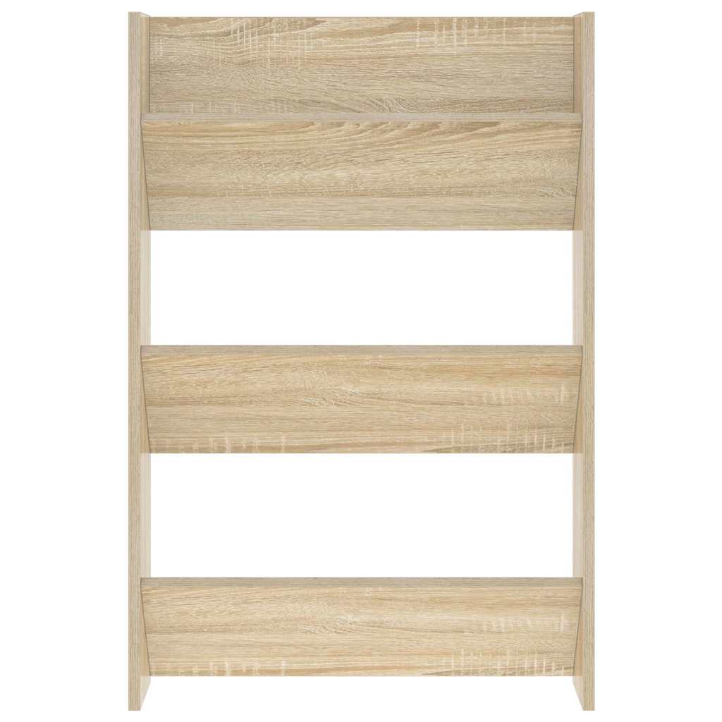 Wand-Schuhschränke 2 Stk. Sonoma-Eiche 60x18x90cm Holzwerkstoff