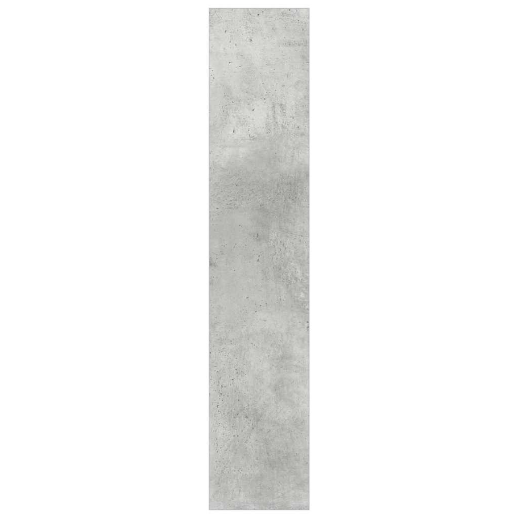 Wand-Schuhschrank Betongrau 80x18x90 cm Holzwerkstoff