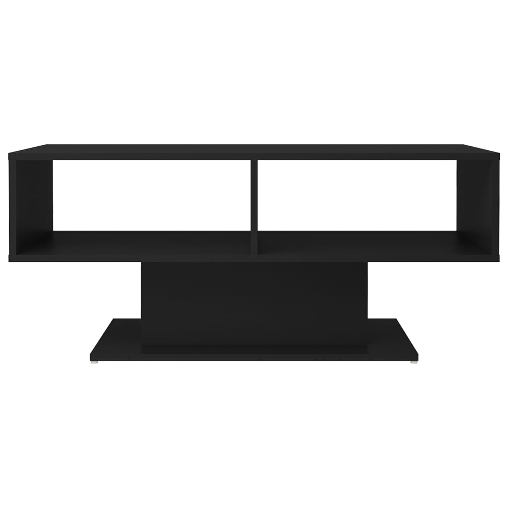 Couchtisch Schwarz 103,5x50x44,5 cm Holzwerkstoff