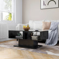 Couchtisch Hochglanz-Schwarz 103,5x50x44,5 cm Holzwerkstoff