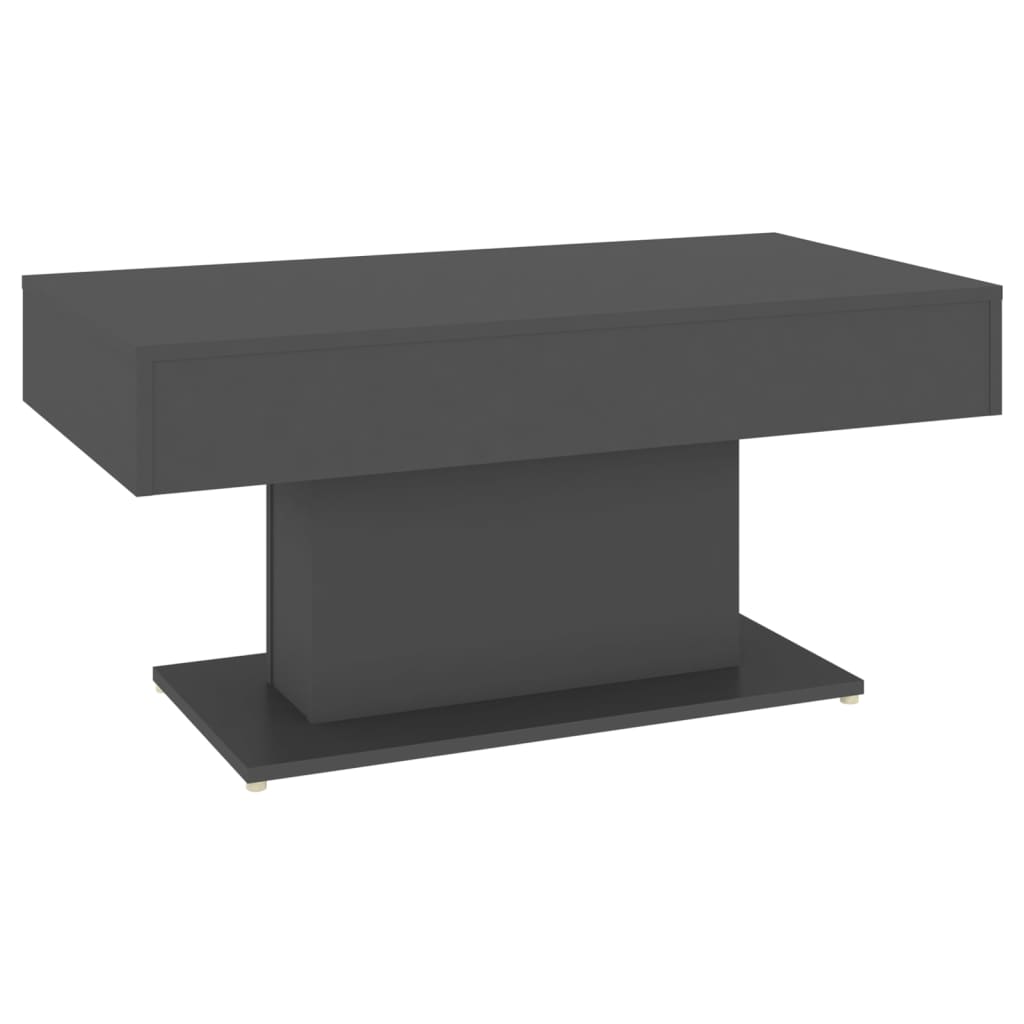 Couchtisch Grau 96x50x45 cm Holzwerkstoff