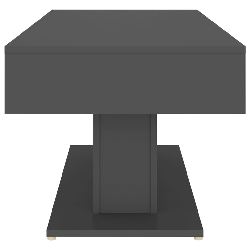 Couchtisch Grau 96x50x45 cm Holzwerkstoff