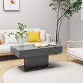 Couchtisch Grau 96x50x45 cm Holzwerkstoff