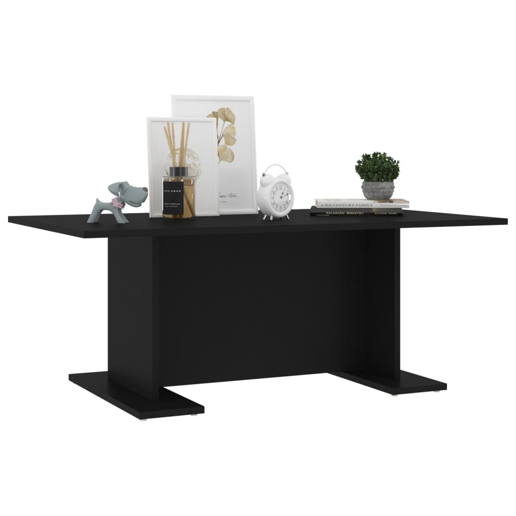 Couchtisch Schwarz 103,5x60x40 cm Holzwerkstoff