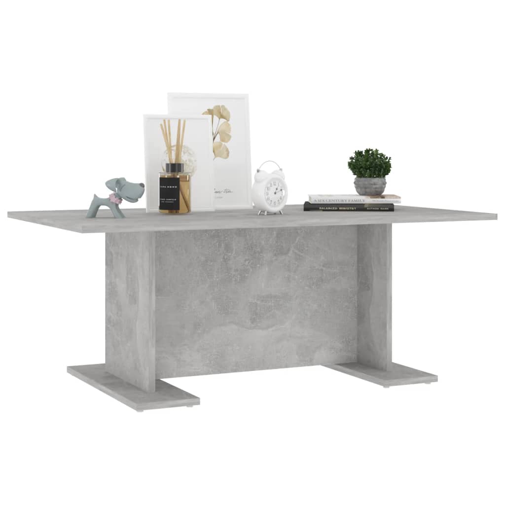 Couchtisch Betongrau 103,5x60x40 cm Holzwerkstoff
