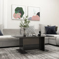 Couchtisch Hochglanz-Schwarz 103,5x60x40 cm Holzwerkstoff