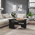 Couchtisch Hochglanz-Schwarz 90x60x46,5 cm Holzwerkstoff