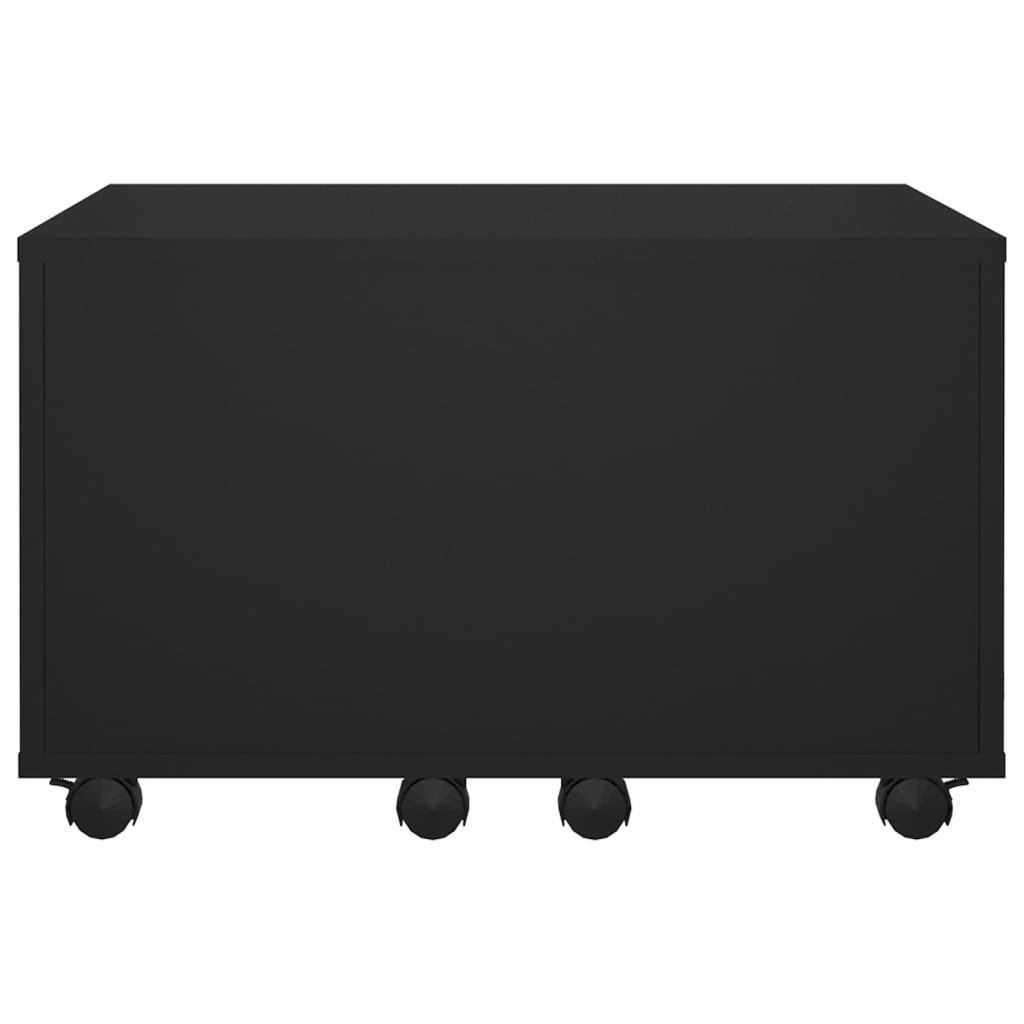 Couchtisch Schwarz 60x60x38 cm Holzwerkstoff
