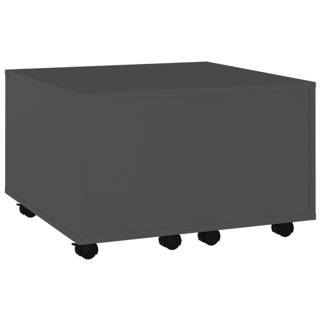 Couchtisch Grau 60x60x38 cm Holzwerkstoff