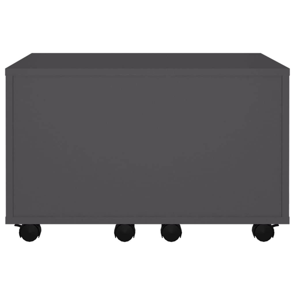 Couchtisch Grau 60x60x38 cm Holzwerkstoff