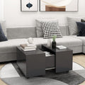 Couchtisch Grau 60x60x38 cm Holzwerkstoff