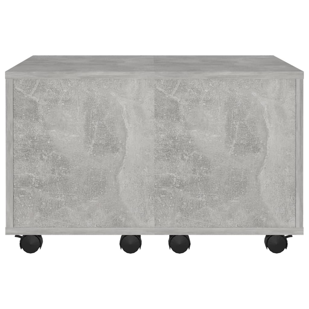 Couchtisch Betongrau 60x60x38 cm Holzwerkstoff