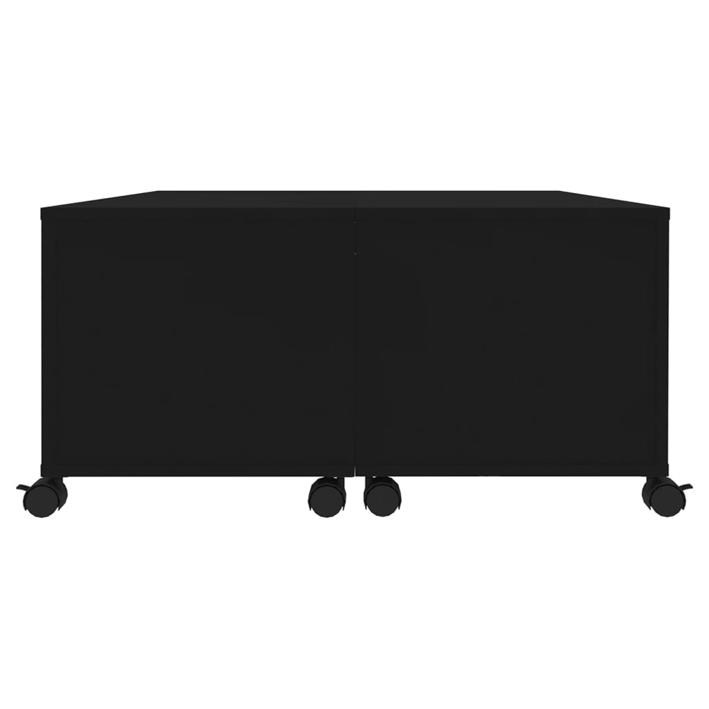 Couchtisch Schwarz 75x75x38 cm Holzwerkstoff