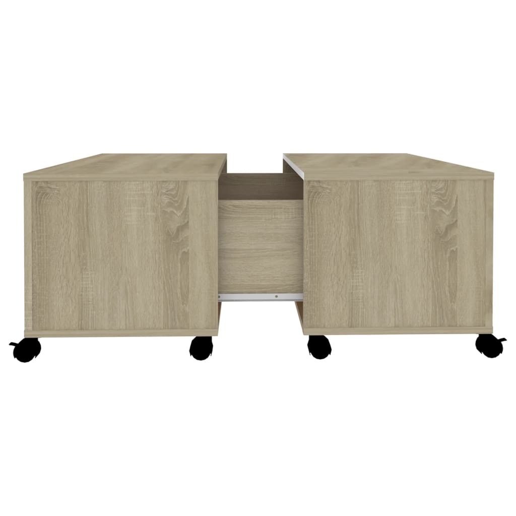Couchtisch Sonoma-Eiche 75x75x38 cm Holzwerkstoff