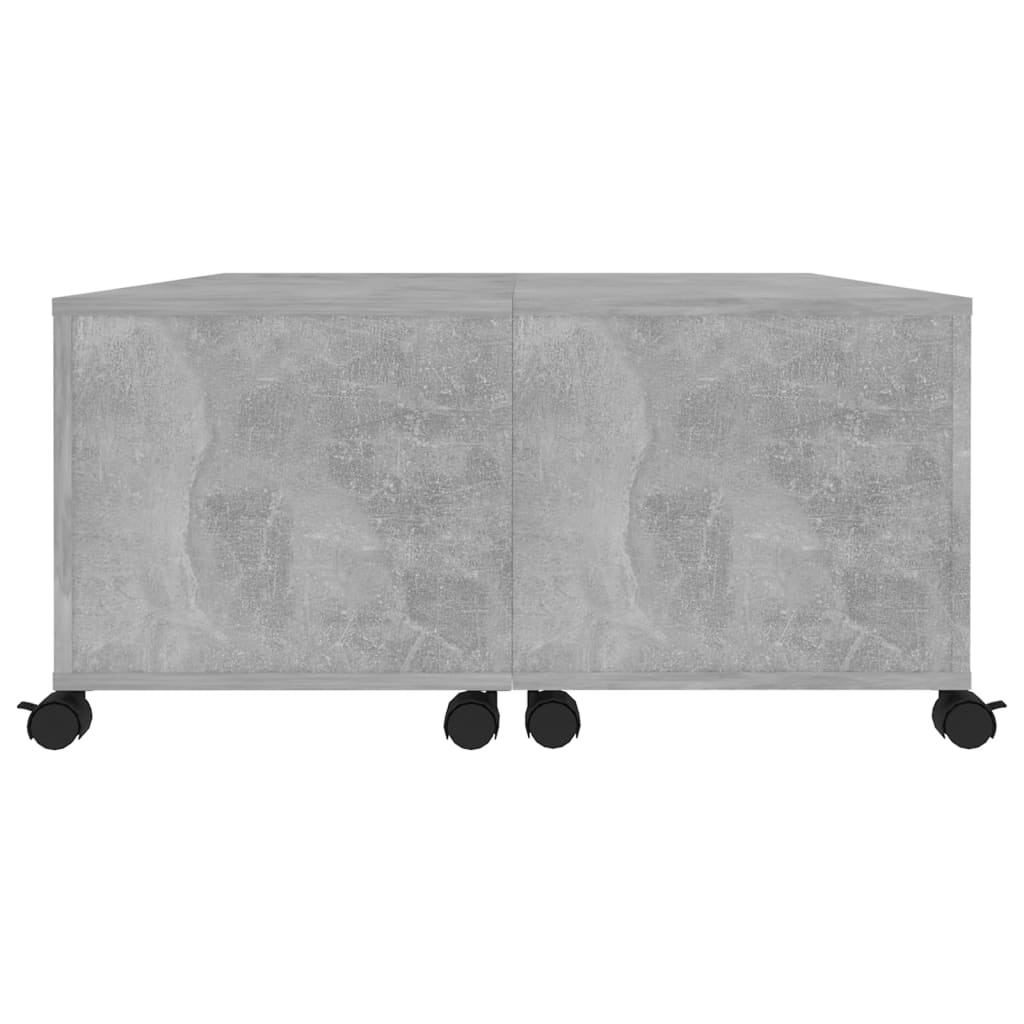 Couchtisch Betongrau 75x75x38 cm Holzwerkstoff