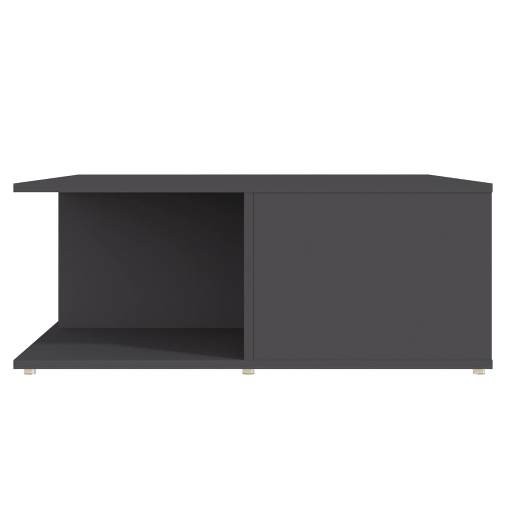 Couchtisch Grau 80x80x31 cm Holzwerkstoff