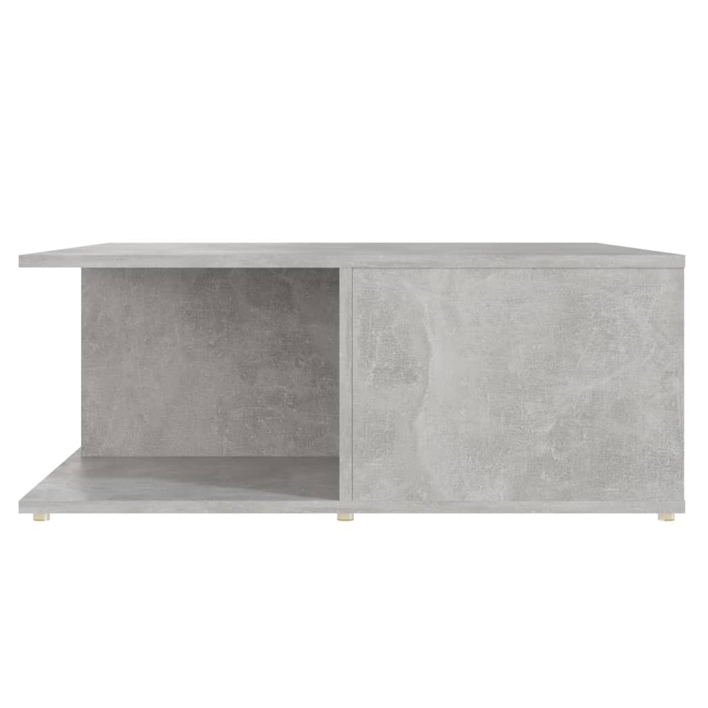 Couchtisch Betongrau 80x80x31 cm Holzwerkstoff