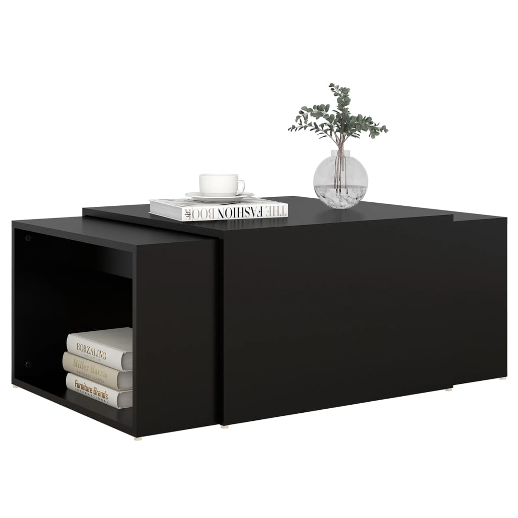 3-tlg. Satztisch-Set Grau 60x60x38 cm Holzwerkstoff