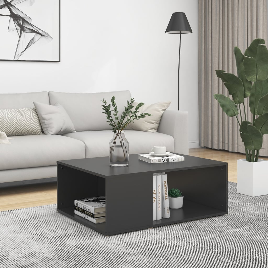 Couchtisch Grau 90x67x33 cm Holzwerkstoff