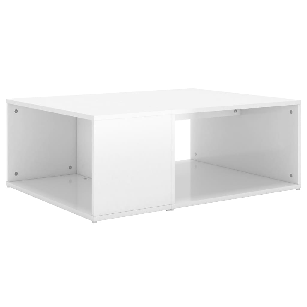 Couchtisch Hochglanz-Weiß 90x67x33 cm Holzwerkstoff