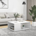 Couchtisch Hochglanz-Weiß 90x67x33 cm Holzwerkstoff